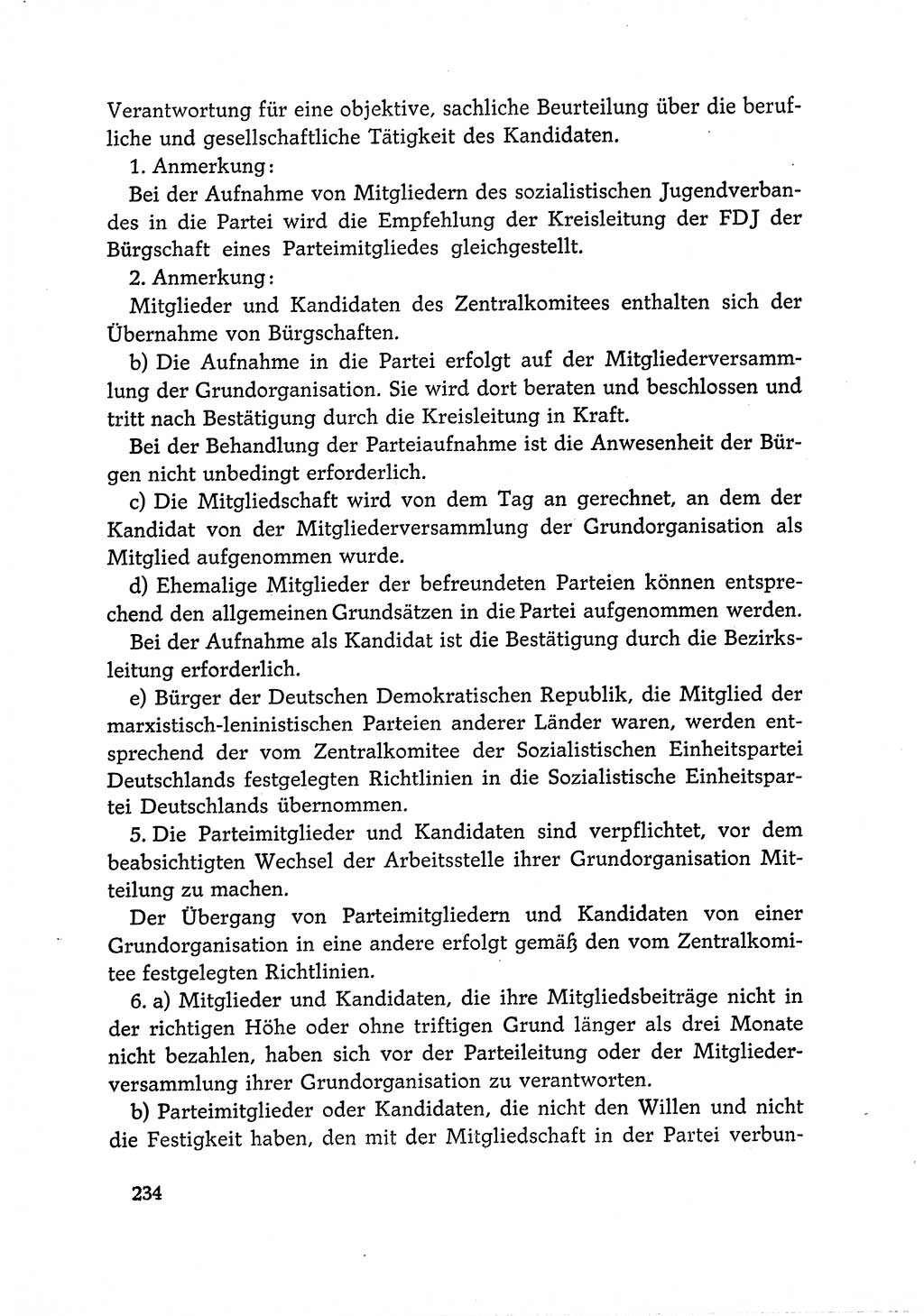 Dokumente der Sozialistischen Einheitspartei Deutschlands (SED) [Deutsche Demokratische Republik (DDR)] 1966-1967, Seite 234 (Dok. SED DDR 1966-1967, S. 234)