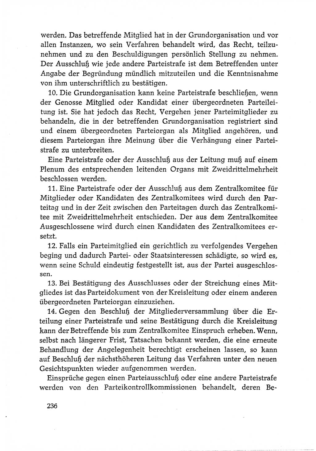 Dokumente der Sozialistischen Einheitspartei Deutschlands (SED) [Deutsche Demokratische Republik (DDR)] 1966-1967, Seite 236 (Dok. SED DDR 1966-1967, S. 236)