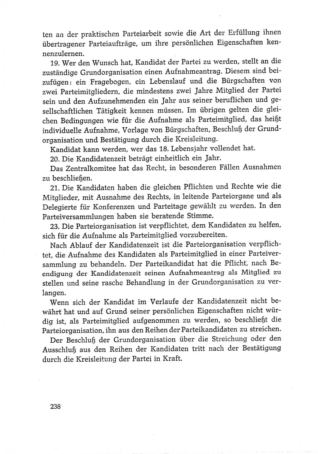 Dokumente der Sozialistischen Einheitspartei Deutschlands (SED) [Deutsche Demokratische Republik (DDR)] 1966-1967, Seite 238 (Dok. SED DDR 1966-1967, S. 238)
