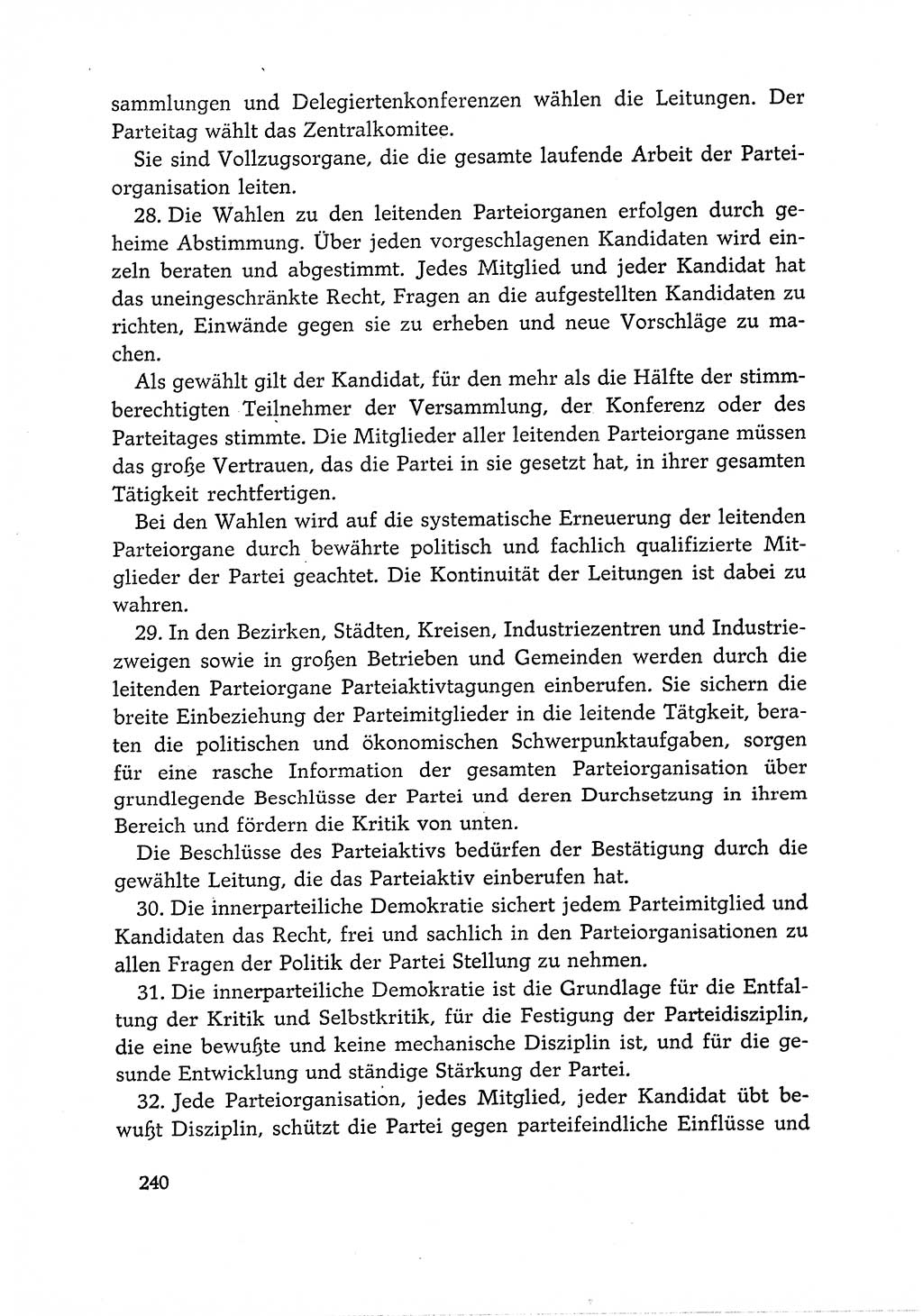 Dokumente der Sozialistischen Einheitspartei Deutschlands (SED) [Deutsche Demokratische Republik (DDR)] 1966-1967, Seite 240 (Dok. SED DDR 1966-1967, S. 240)