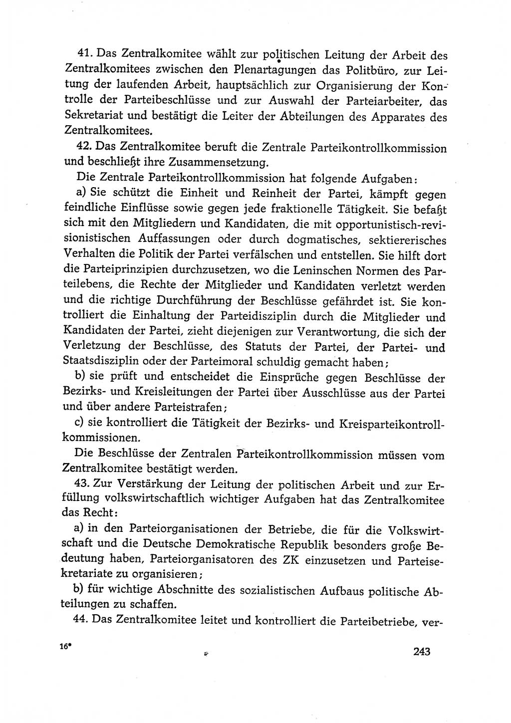 Dokumente der Sozialistischen Einheitspartei Deutschlands (SED) [Deutsche Demokratische Republik (DDR)] 1966-1967, Seite 243 (Dok. SED DDR 1966-1967, S. 243)