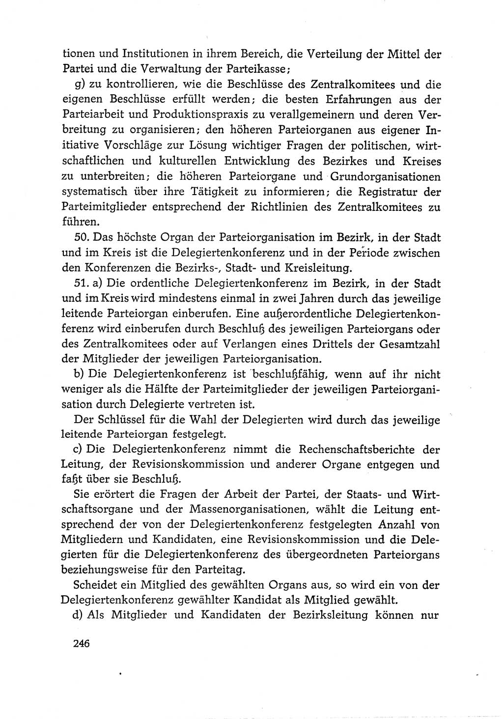 Dokumente der Sozialistischen Einheitspartei Deutschlands (SED) [Deutsche Demokratische Republik (DDR)] 1966-1967, Seite 246 (Dok. SED DDR 1966-1967, S. 246)