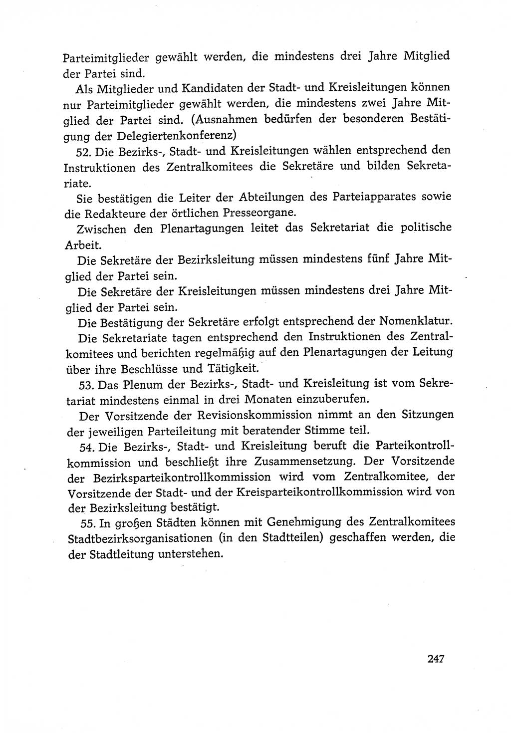 Dokumente der Sozialistischen Einheitspartei Deutschlands (SED) [Deutsche Demokratische Republik (DDR)] 1966-1967, Seite 247 (Dok. SED DDR 1966-1967, S. 247)