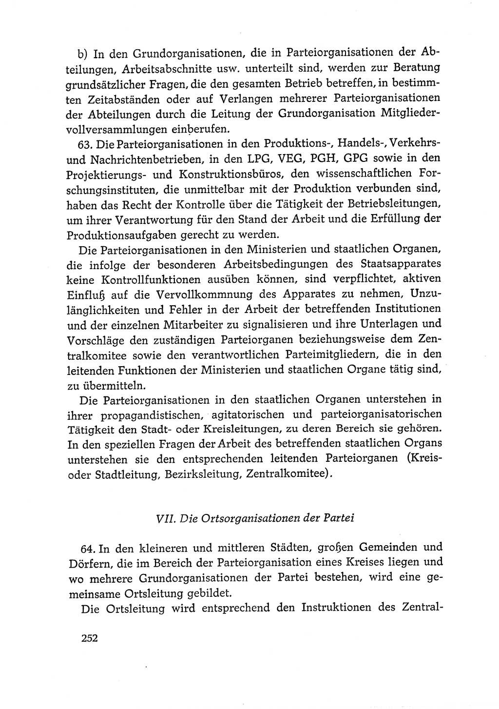 Dokumente der Sozialistischen Einheitspartei Deutschlands (SED) [Deutsche Demokratische Republik (DDR)] 1966-1967, Seite 252 (Dok. SED DDR 1966-1967, S. 252)