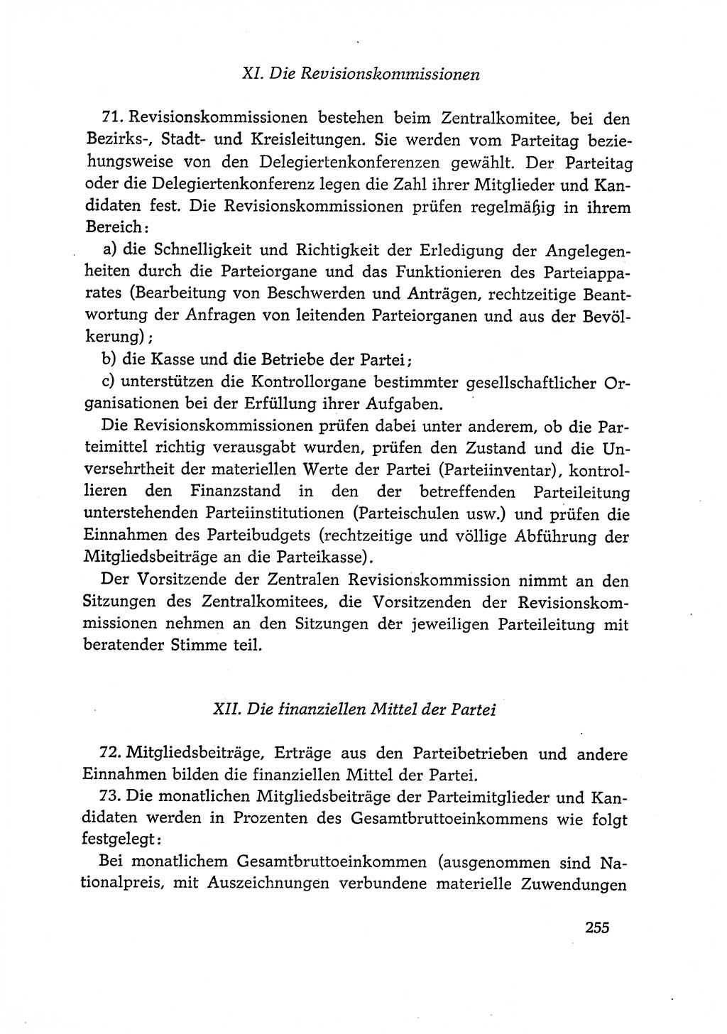 Dokumente der Sozialistischen Einheitspartei Deutschlands (SED) [Deutsche Demokratische Republik (DDR)] 1966-1967, Seite 255 (Dok. SED DDR 1966-1967, S. 255)