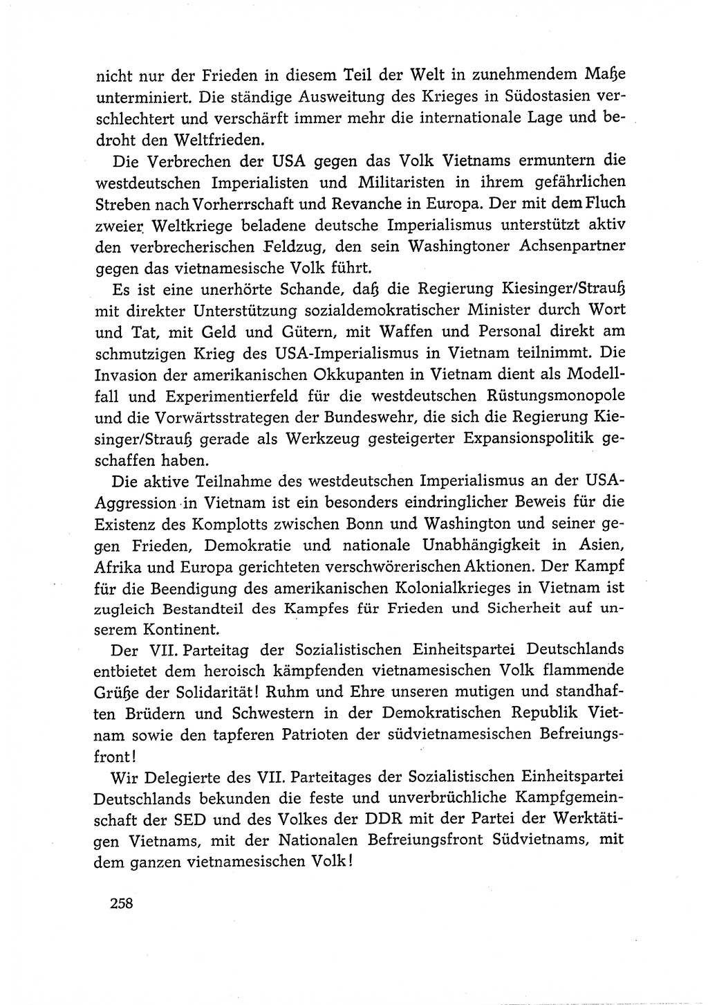 Dokumente der Sozialistischen Einheitspartei Deutschlands (SED) [Deutsche Demokratische Republik (DDR)] 1966-1967, Seite 258 (Dok. SED DDR 1966-1967, S. 258)