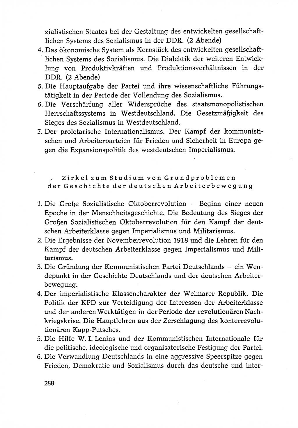 Dokumente der Sozialistischen Einheitspartei Deutschlands (SED) [Deutsche Demokratische Republik (DDR)] 1966-1967, Seite 288 (Dok. SED DDR 1966-1967, S. 288)