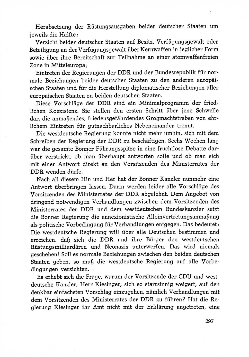Dokumente der Sozialistischen Einheitspartei Deutschlands (SED) [Deutsche Demokratische Republik (DDR)] 1966-1967, Seite 297 (Dok. SED DDR 1966-1967, S. 297)