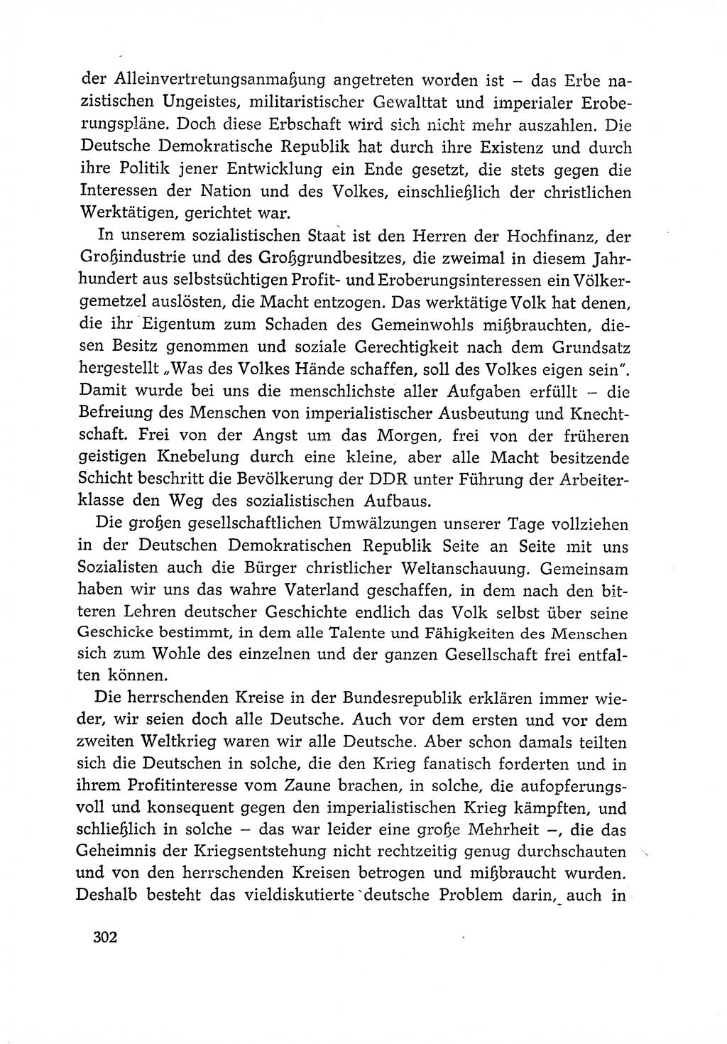 Dokumente der Sozialistischen Einheitspartei Deutschlands (SED) [Deutsche Demokratische Republik (DDR)] 1966-1967, Seite 302 (Dok. SED DDR 1966-1967, S. 302)