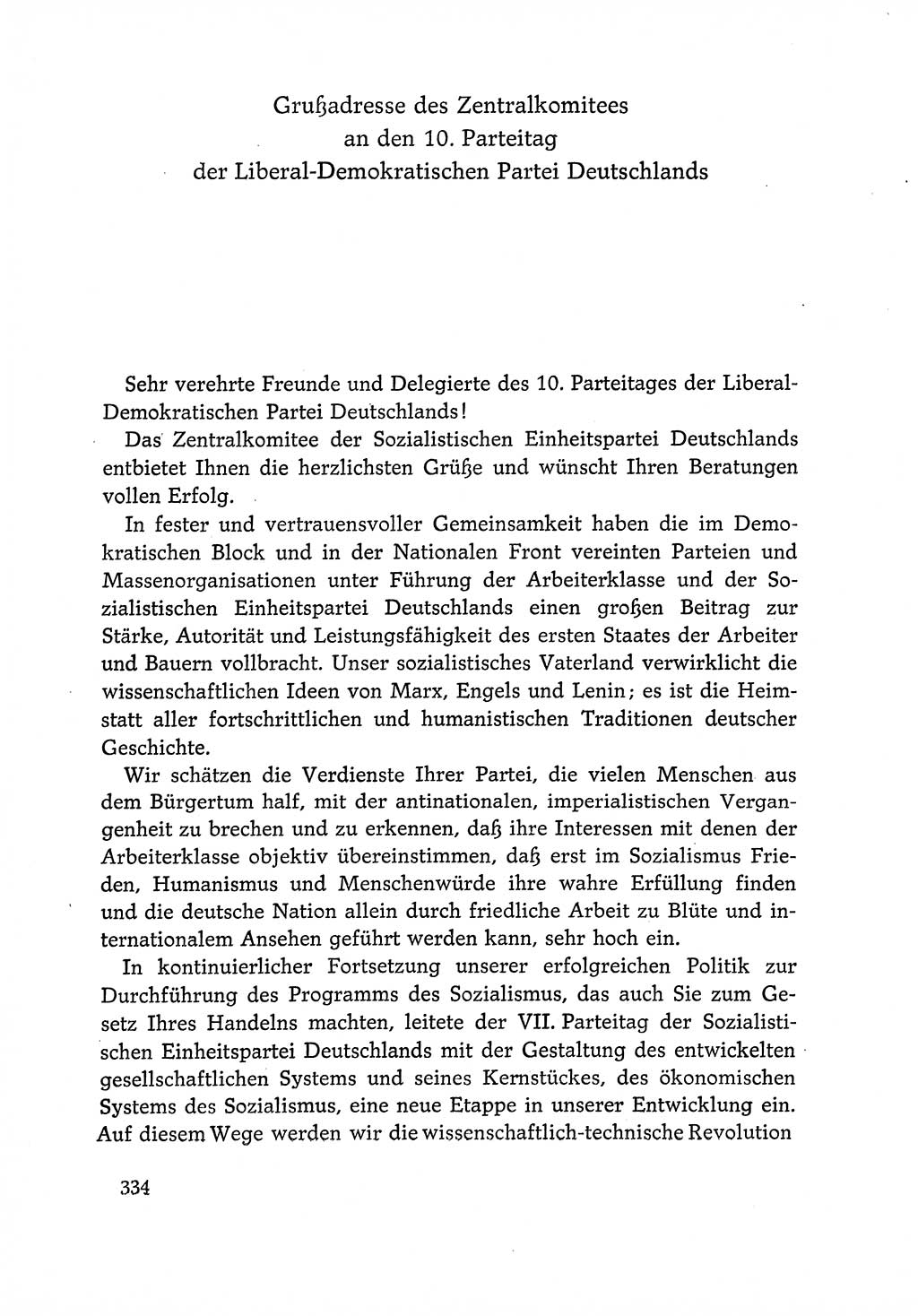 Dokumente der Sozialistischen Einheitspartei Deutschlands (SED) [Deutsche Demokratische Republik (DDR)] 1966-1967, Seite 334 (Dok. SED DDR 1966-1967, S. 334)