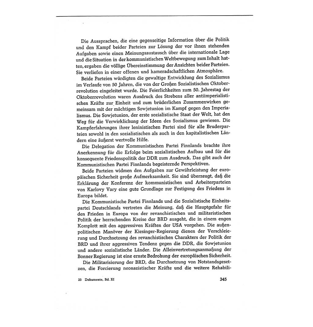 Dokumente der Sozialistischen Einheitspartei Deutschlands (SED) [Deutsche Demokratische Republik (DDR)] 1966-1967, Seite 345 (Dok. SED DDR 1966-1967, S. 345)