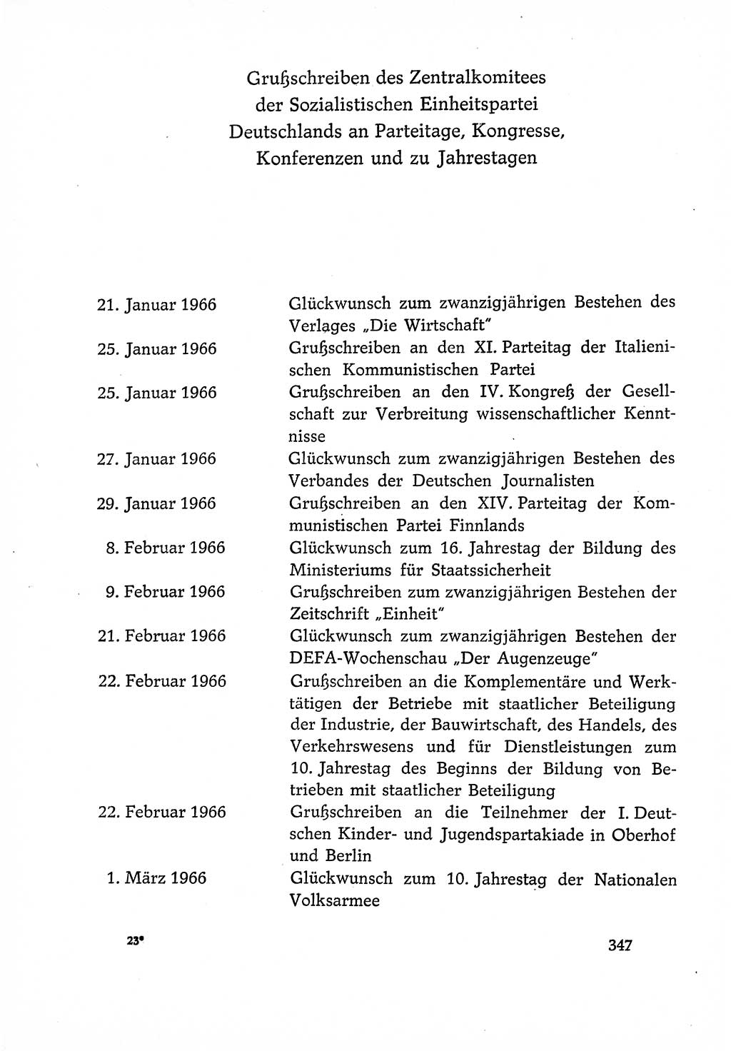 Dokumente der Sozialistischen Einheitspartei Deutschlands (SED) [Deutsche Demokratische Republik (DDR)] 1966-1967, Seite 347 (Dok. SED DDR 1966-1967, S. 347)