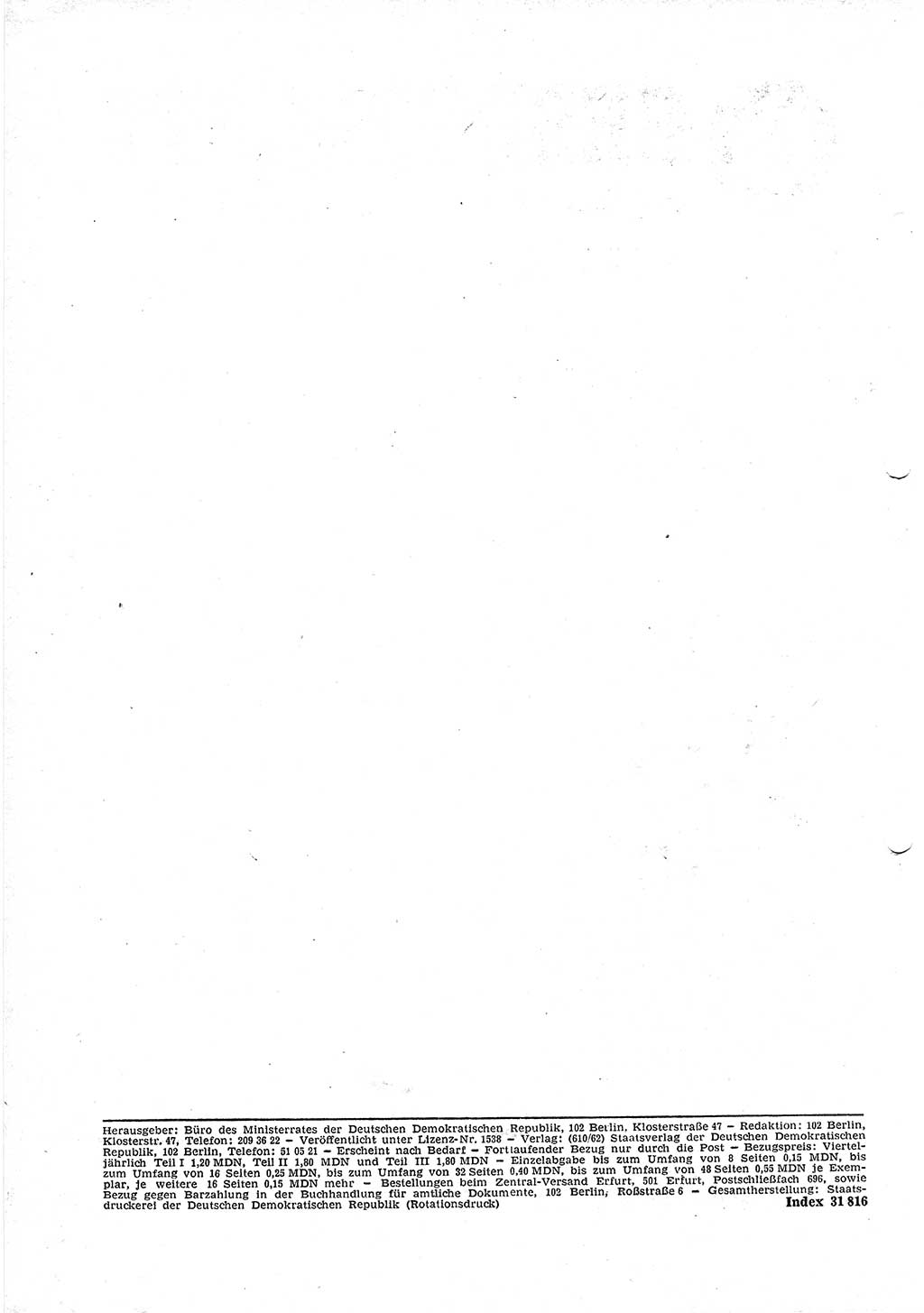 Gesetzblatt (GBl.) der Deutschen Demokratischen Republik (DDR) Teil Ⅰ 1966, Seite 158 (GBl. DDR Ⅰ 1966, S. 158)
