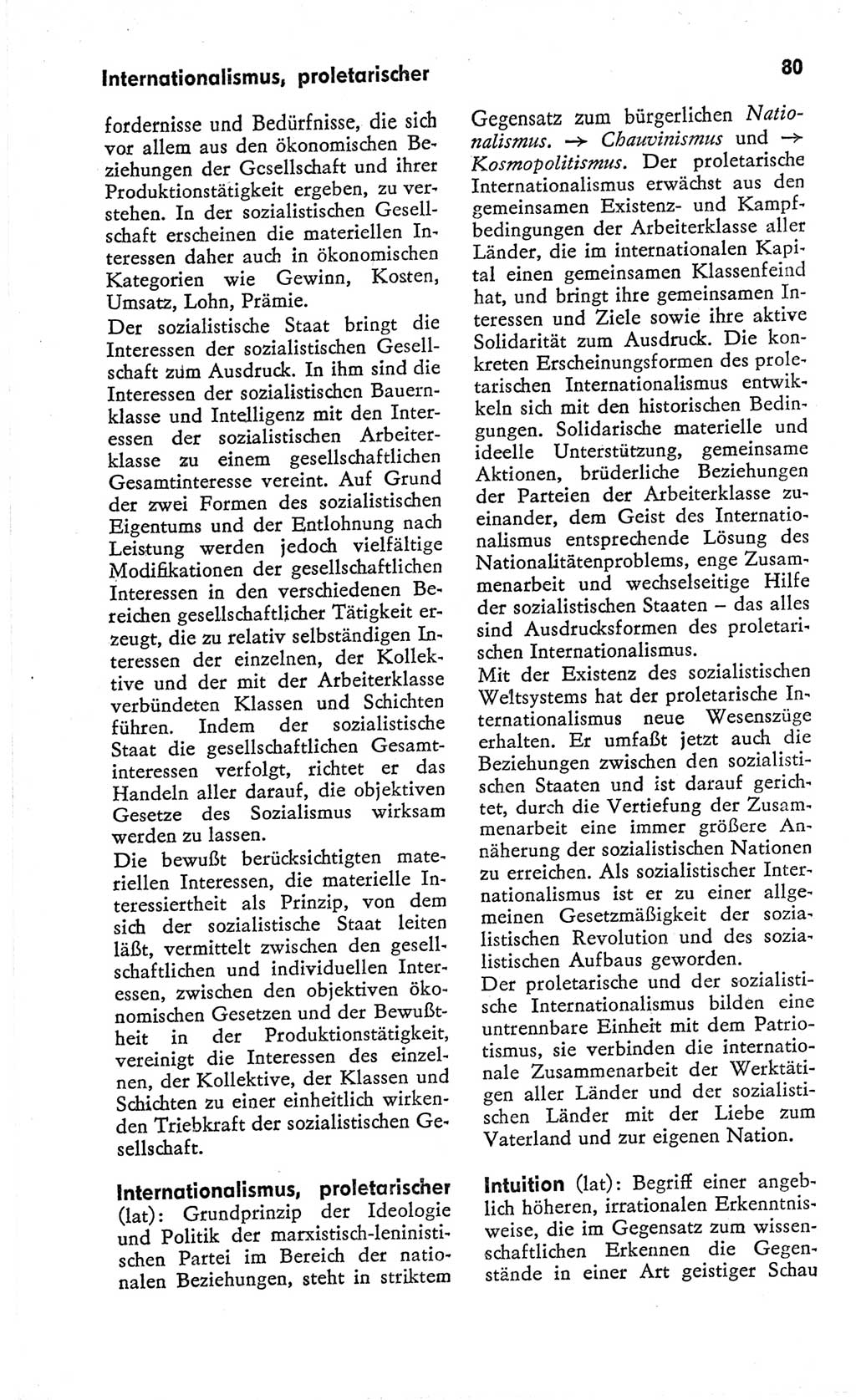 Kleines Wörterbuch der marxistisch-leninistischen Philosophie [Deutsche Demokratische Republik (DDR)] 1966, Seite 80 (Kl. Wb. ML Phil. DDR 1966, S. 80)