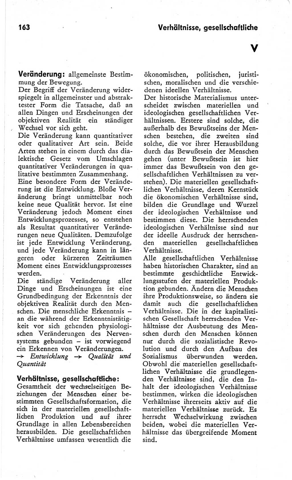 Kleines Wörterbuch der marxistisch-leninistischen Philosophie [Deutsche Demokratische Republik (DDR)] 1966, Seite 163 (Kl. Wb. ML Phil. DDR 1966, S. 163)