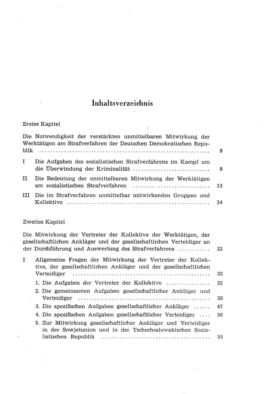 Die Mitwirkung der WerktÃ¤tigen am Strafverfahren [Deutsche Demokratische Republik (DDR)] 1966, Seite 5 (Mitw. Str.-Verf. DDR 1966, S. 5)