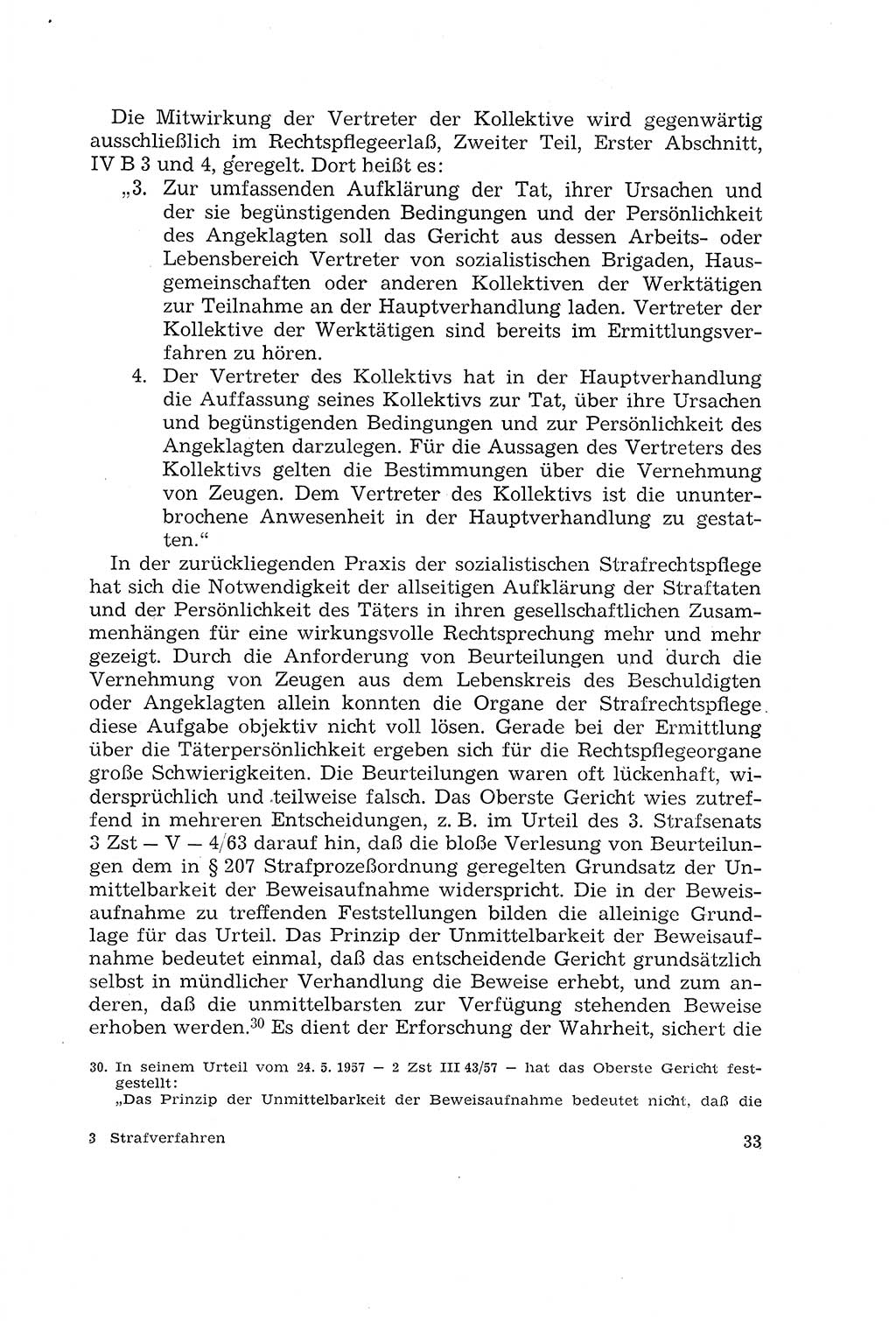 Die Mitwirkung der Werktätigen am Strafverfahren [Deutsche Demokratische Republik (DDR)] 1966, Seite 33 (Mitw. Str.-Verf. DDR 1966, S. 33)