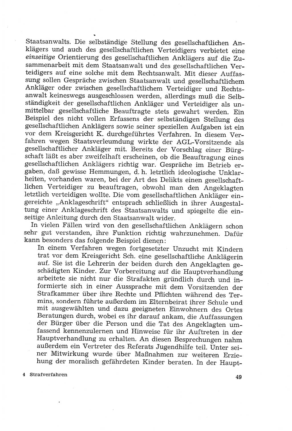 Die Mitwirkung der Werktätigen am Strafverfahren [Deutsche Demokratische Republik (DDR)] 1966, Seite 49 (Mitw. Str.-Verf. DDR 1966, S. 49)