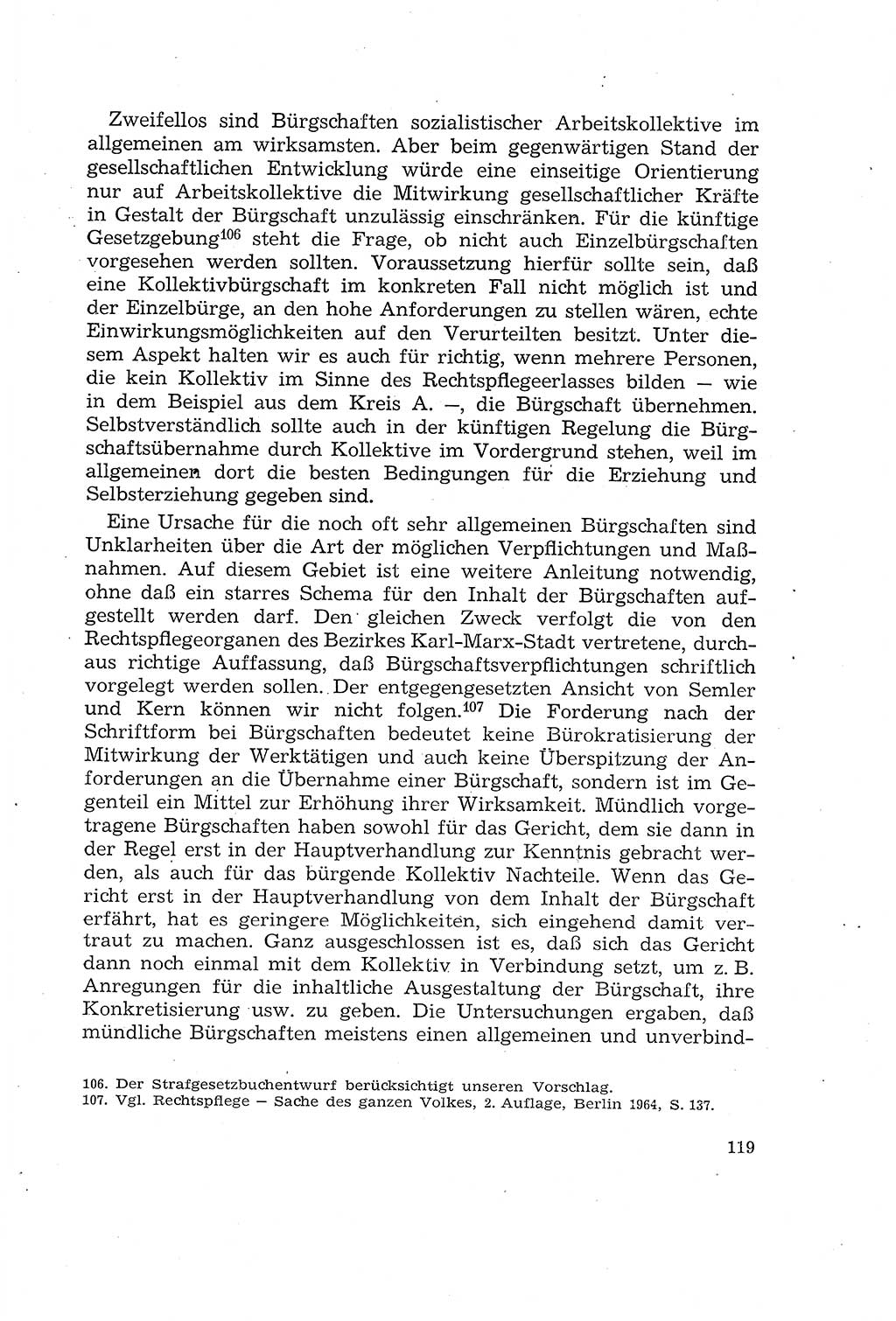 Die Mitwirkung der Werktätigen am Strafverfahren [Deutsche Demokratische Republik (DDR)] 1966, Seite 119 (Mitw. Str.-Verf. DDR 1966, S. 119)