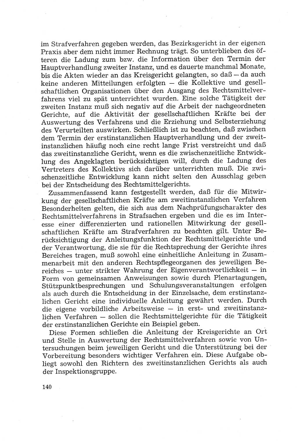 Die Mitwirkung der Werktätigen am Strafverfahren [Deutsche Demokratische Republik (DDR)] 1966, Seite 140 (Mitw. Str.-Verf. DDR 1966, S. 140)