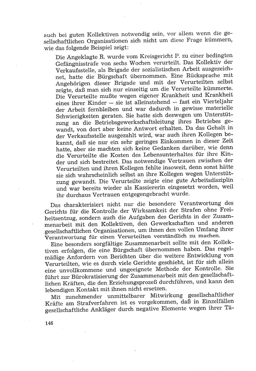 Die Mitwirkung der Werktätigen am Strafverfahren [Deutsche Demokratische Republik (DDR)] 1966, Seite 146 (Mitw. Str.-Verf. DDR 1966, S. 146)