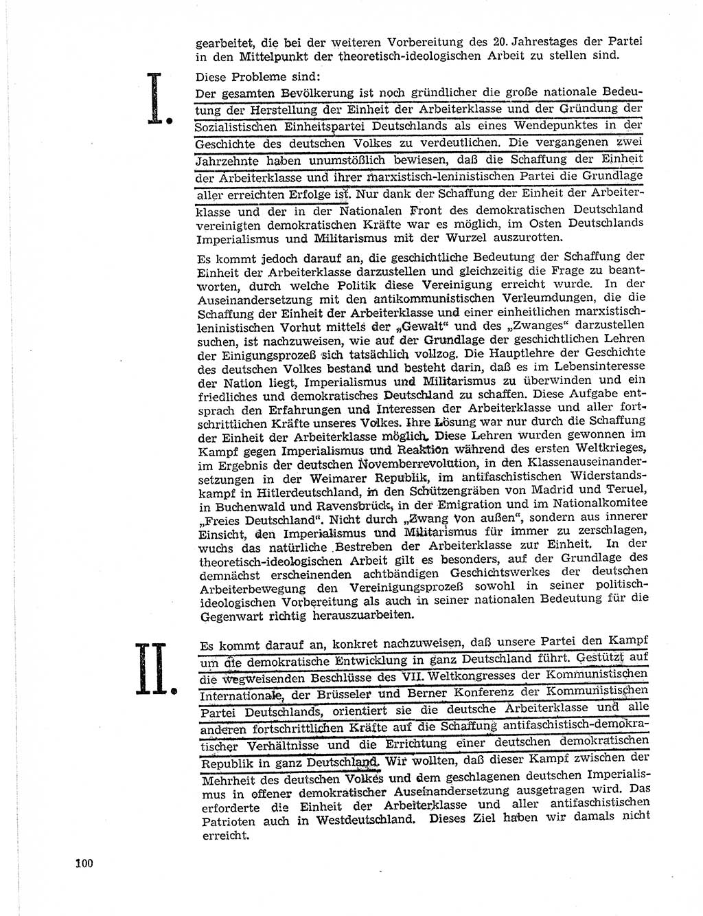 Neuer Weg (NW), Organ des Zentralkomitees (ZK) der SED (Sozialistische Einheitspartei Deutschlands) für Fragen des Parteilebens, 21. Jahrgang [Deutsche Demokratische Republik (DDR)] 1966, Seite 100 (NW ZK SED DDR 1966, S. 100)