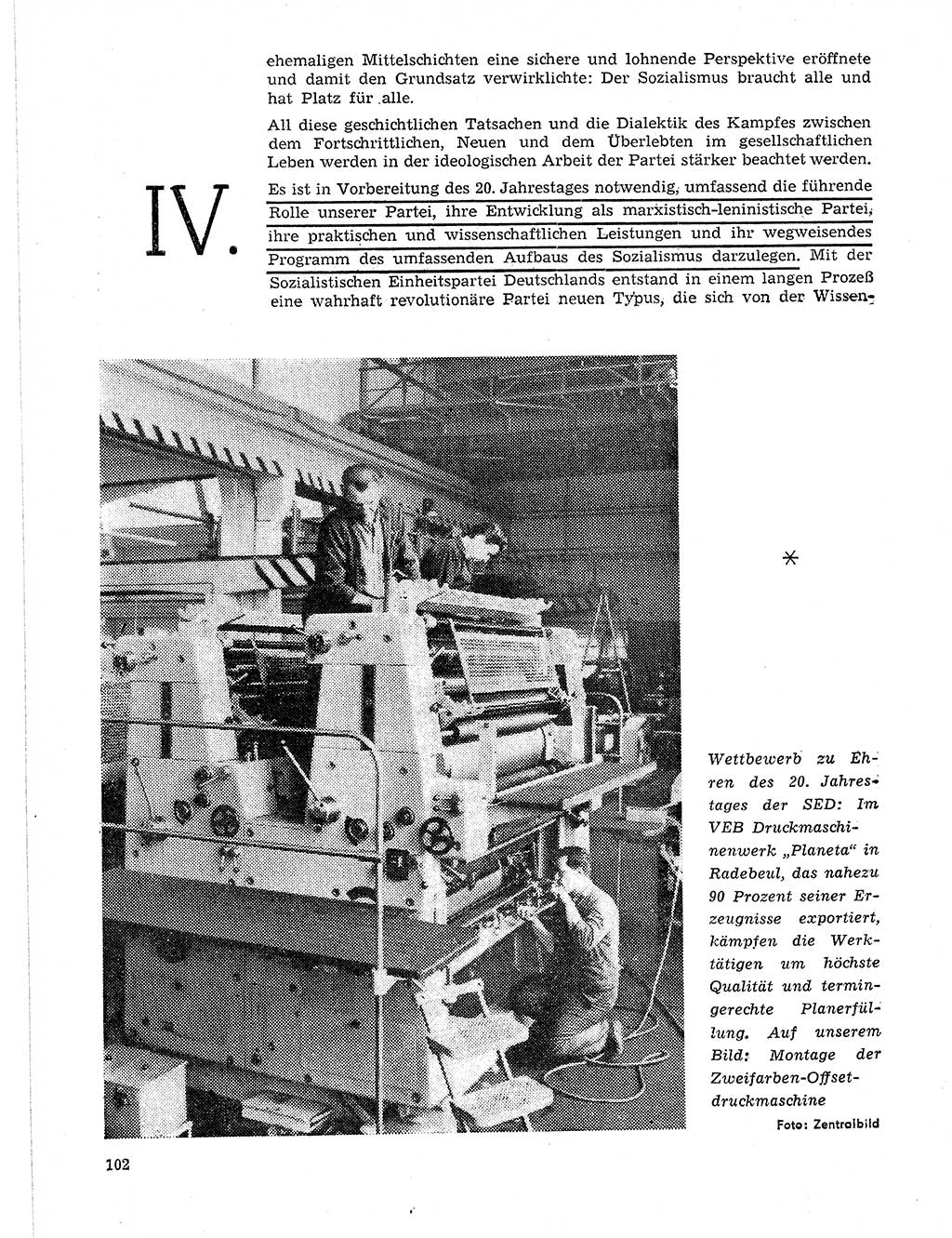 Neuer Weg (NW), Organ des Zentralkomitees (ZK) der SED (Sozialistische Einheitspartei Deutschlands) für Fragen des Parteilebens, 21. Jahrgang [Deutsche Demokratische Republik (DDR)] 1966, Seite 102 (NW ZK SED DDR 1966, S. 102)