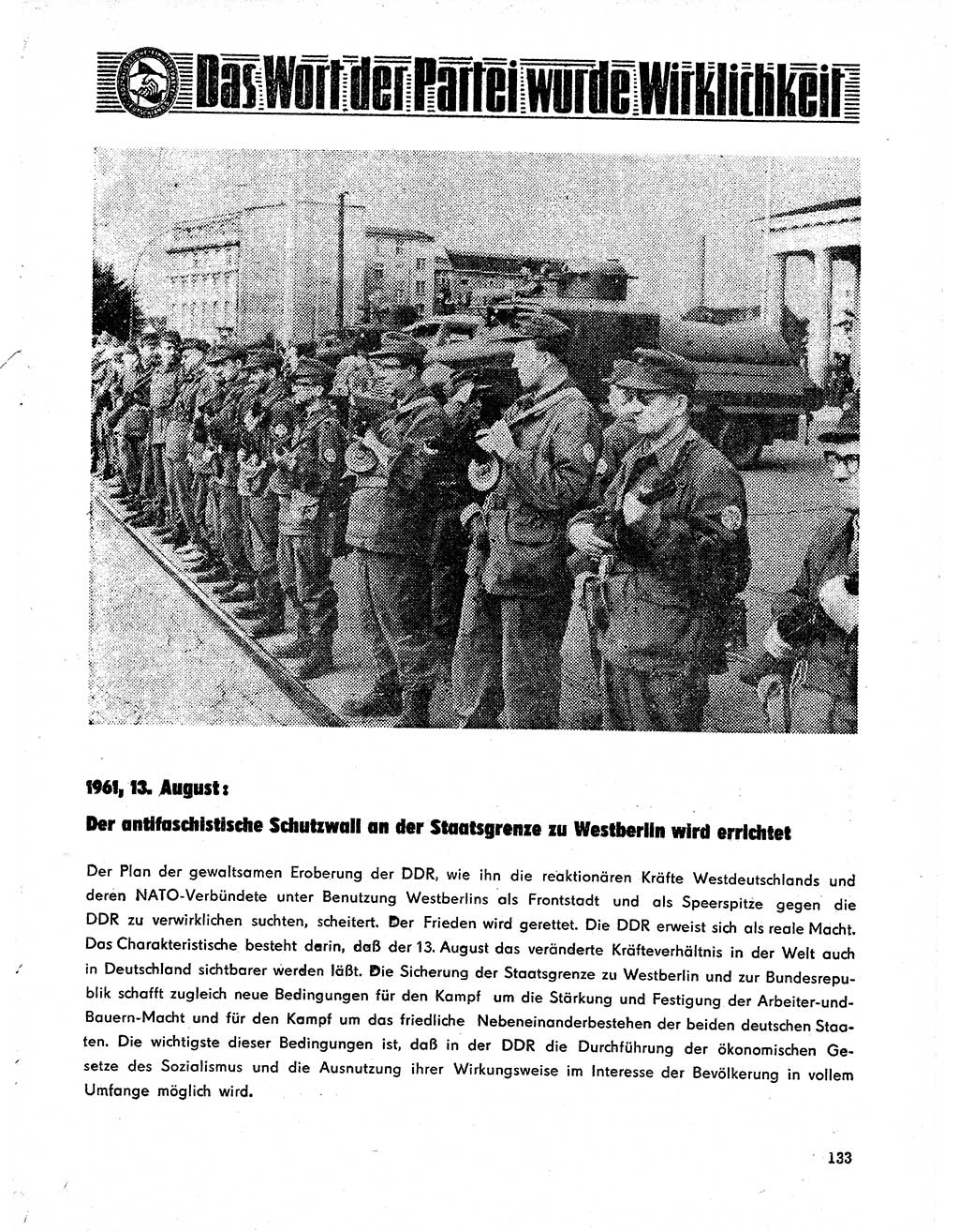 Neuer Weg (NW), Organ des Zentralkomitees (ZK) der SED (Sozialistische Einheitspartei Deutschlands) für Fragen des Parteilebens, 21. Jahrgang [Deutsche Demokratische Republik (DDR)] 1966, Seite 133 (NW ZK SED DDR 1966, S. 133)