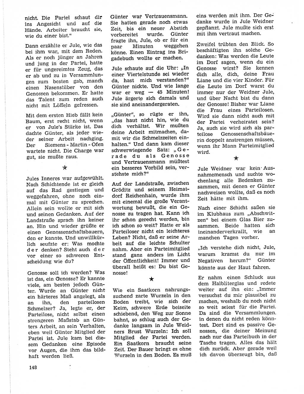 Neuer Weg (NW), Organ des Zentralkomitees (ZK) der SED (Sozialistische Einheitspartei Deutschlands) für Fragen des Parteilebens, 21. Jahrgang [Deutsche Demokratische Republik (DDR)] 1966, Seite 148 (NW ZK SED DDR 1966, S. 148)
