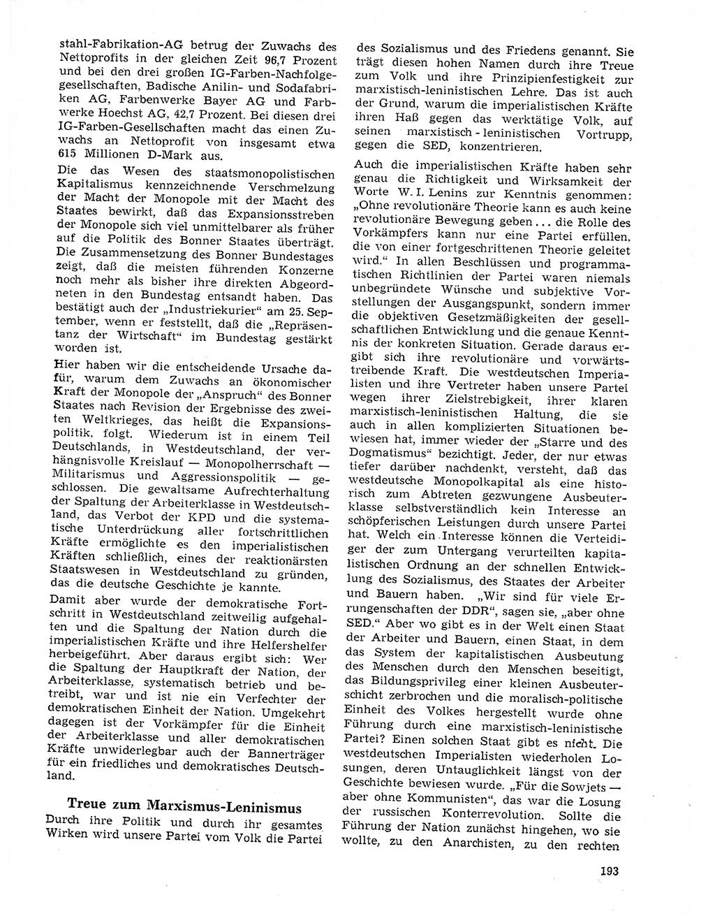 Neuer Weg (NW), Organ des Zentralkomitees (ZK) der SED (Sozialistische Einheitspartei Deutschlands) für Fragen des Parteilebens, 21. Jahrgang [Deutsche Demokratische Republik (DDR)] 1966, Seite 193 (NW ZK SED DDR 1966, S. 193)