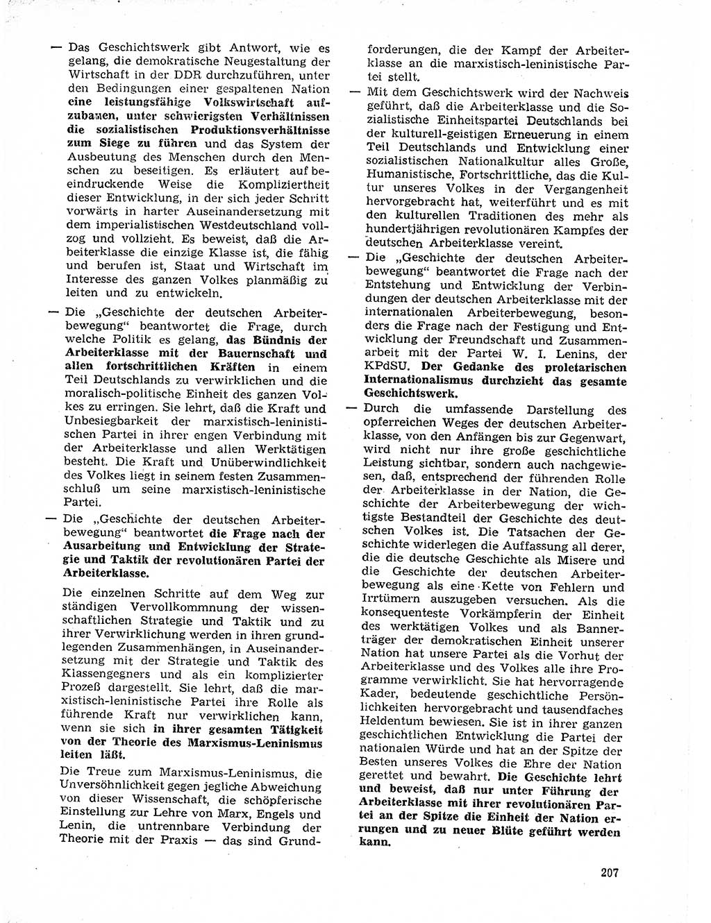 Neuer Weg (NW), Organ des Zentralkomitees (ZK) der SED (Sozialistische Einheitspartei Deutschlands) für Fragen des Parteilebens, 21. Jahrgang [Deutsche Demokratische Republik (DDR)] 1966, Seite 207 (NW ZK SED DDR 1966, S. 207)