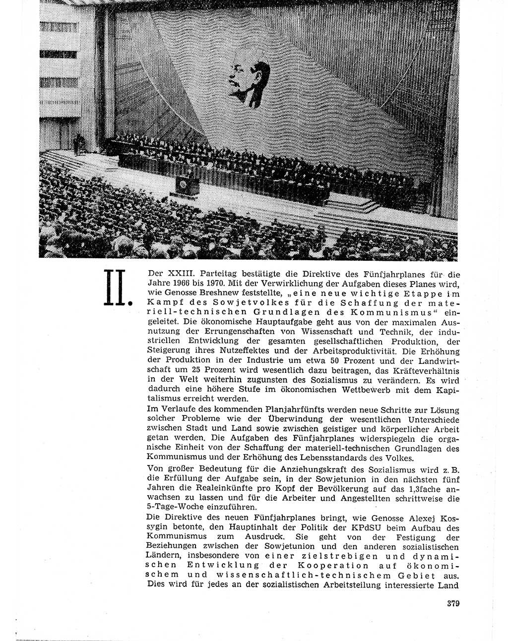 Neuer Weg (NW), Organ des Zentralkomitees (ZK) der SED (Sozialistische Einheitspartei Deutschlands) für Fragen des Parteilebens, 21. Jahrgang [Deutsche Demokratische Republik (DDR)] 1966, Seite 379 (NW ZK SED DDR 1966, S. 379)