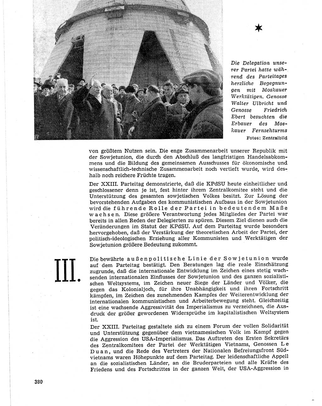 Neuer Weg (NW), Organ des Zentralkomitees (ZK) der SED (Sozialistische Einheitspartei Deutschlands) für Fragen des Parteilebens, 21. Jahrgang [Deutsche Demokratische Republik (DDR)] 1966, Seite 380 (NW ZK SED DDR 1966, S. 380)