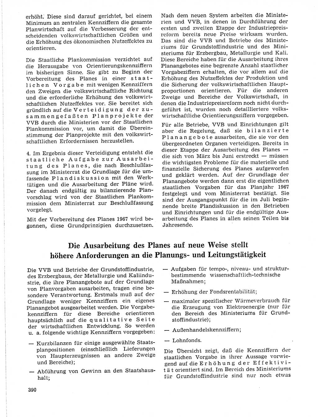 Neuer Weg (NW), Organ des Zentralkomitees (ZK) der SED (Sozialistische Einheitspartei Deutschlands) für Fragen des Parteilebens, 21. Jahrgang [Deutsche Demokratische Republik (DDR)] 1966, Seite 390 (NW ZK SED DDR 1966, S. 390)