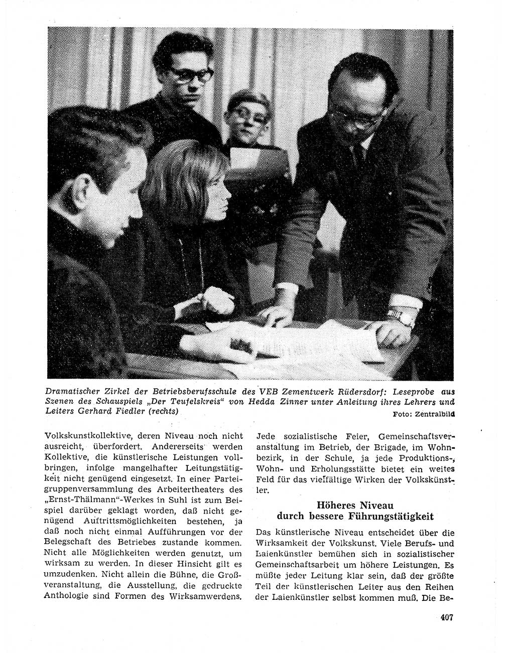 Neuer Weg (NW), Organ des Zentralkomitees (ZK) der SED (Sozialistische Einheitspartei Deutschlands) für Fragen des Parteilebens, 21. Jahrgang [Deutsche Demokratische Republik (DDR)] 1966, Seite 407 (NW ZK SED DDR 1966, S. 407)
