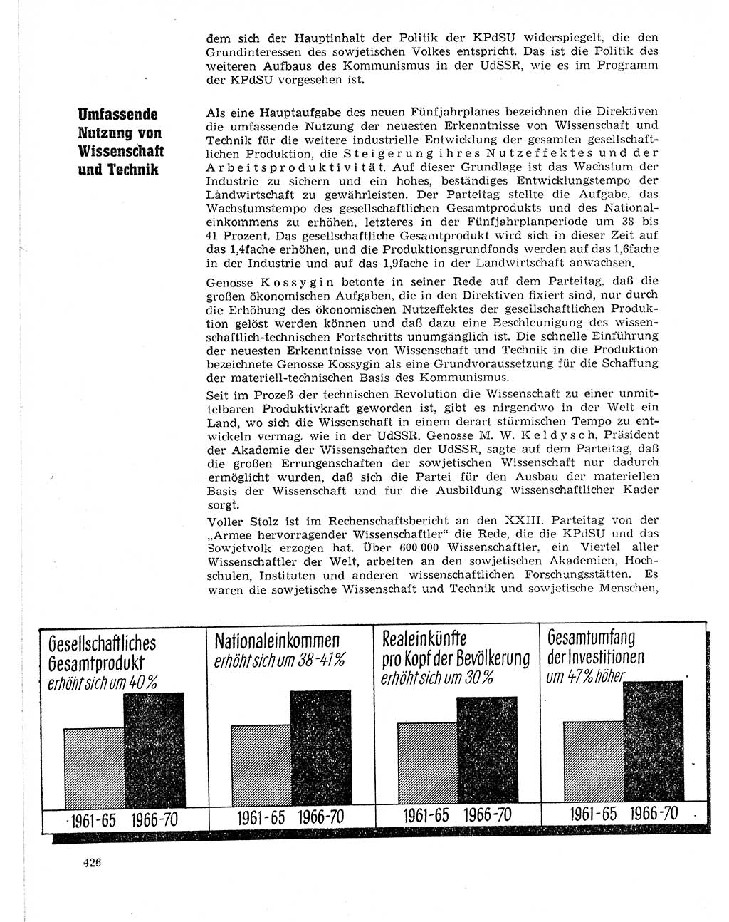 Neuer Weg (NW), Organ des Zentralkomitees (ZK) der SED (Sozialistische Einheitspartei Deutschlands) für Fragen des Parteilebens, 21. Jahrgang [Deutsche Demokratische Republik (DDR)] 1966, Seite 426 (NW ZK SED DDR 1966, S. 426)
