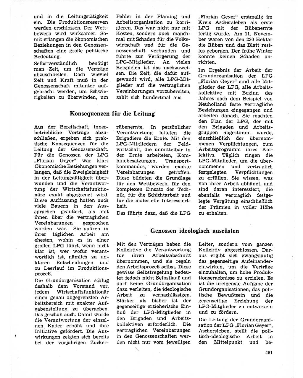 Neuer Weg (NW), Organ des Zentralkomitees (ZK) der SED (Sozialistische Einheitspartei Deutschlands) für Fragen des Parteilebens, 21. Jahrgang [Deutsche Demokratische Republik (DDR)] 1966, Seite 451 (NW ZK SED DDR 1966, S. 451)