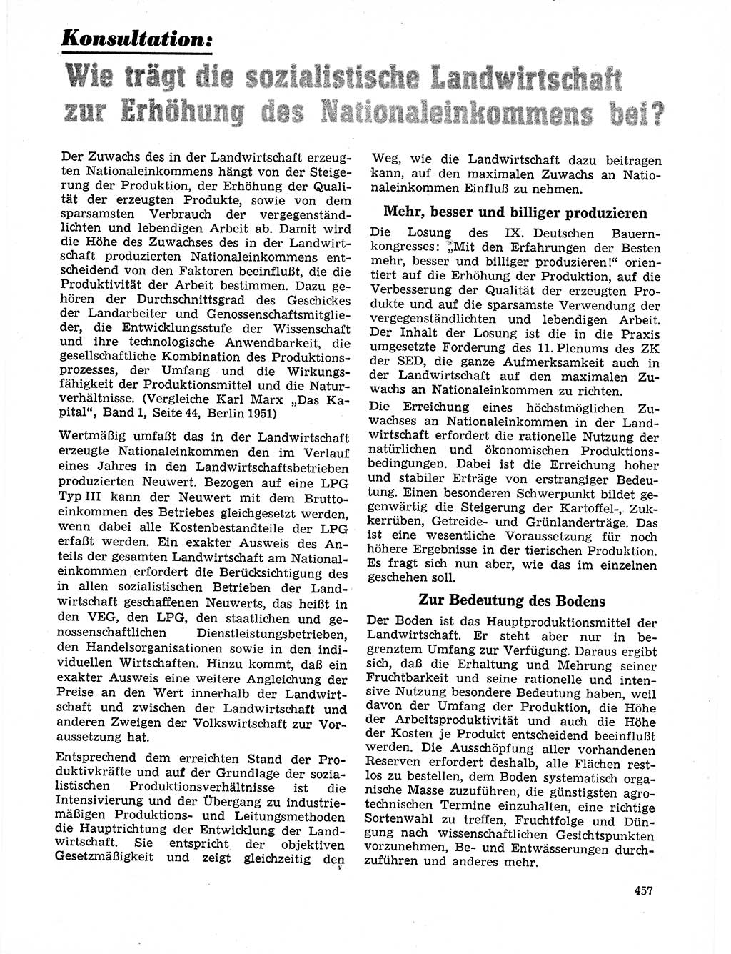Neuer Weg (NW), Organ des Zentralkomitees (ZK) der SED (Sozialistische Einheitspartei Deutschlands) für Fragen des Parteilebens, 21. Jahrgang [Deutsche Demokratische Republik (DDR)] 1966, Seite 457 (NW ZK SED DDR 1966, S. 457)