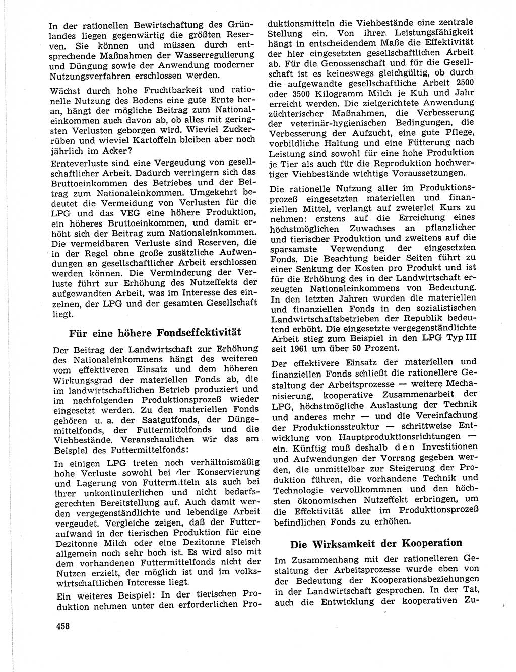 Neuer Weg (NW), Organ des Zentralkomitees (ZK) der SED (Sozialistische Einheitspartei Deutschlands) für Fragen des Parteilebens, 21. Jahrgang [Deutsche Demokratische Republik (DDR)] 1966, Seite 458 (NW ZK SED DDR 1966, S. 458)