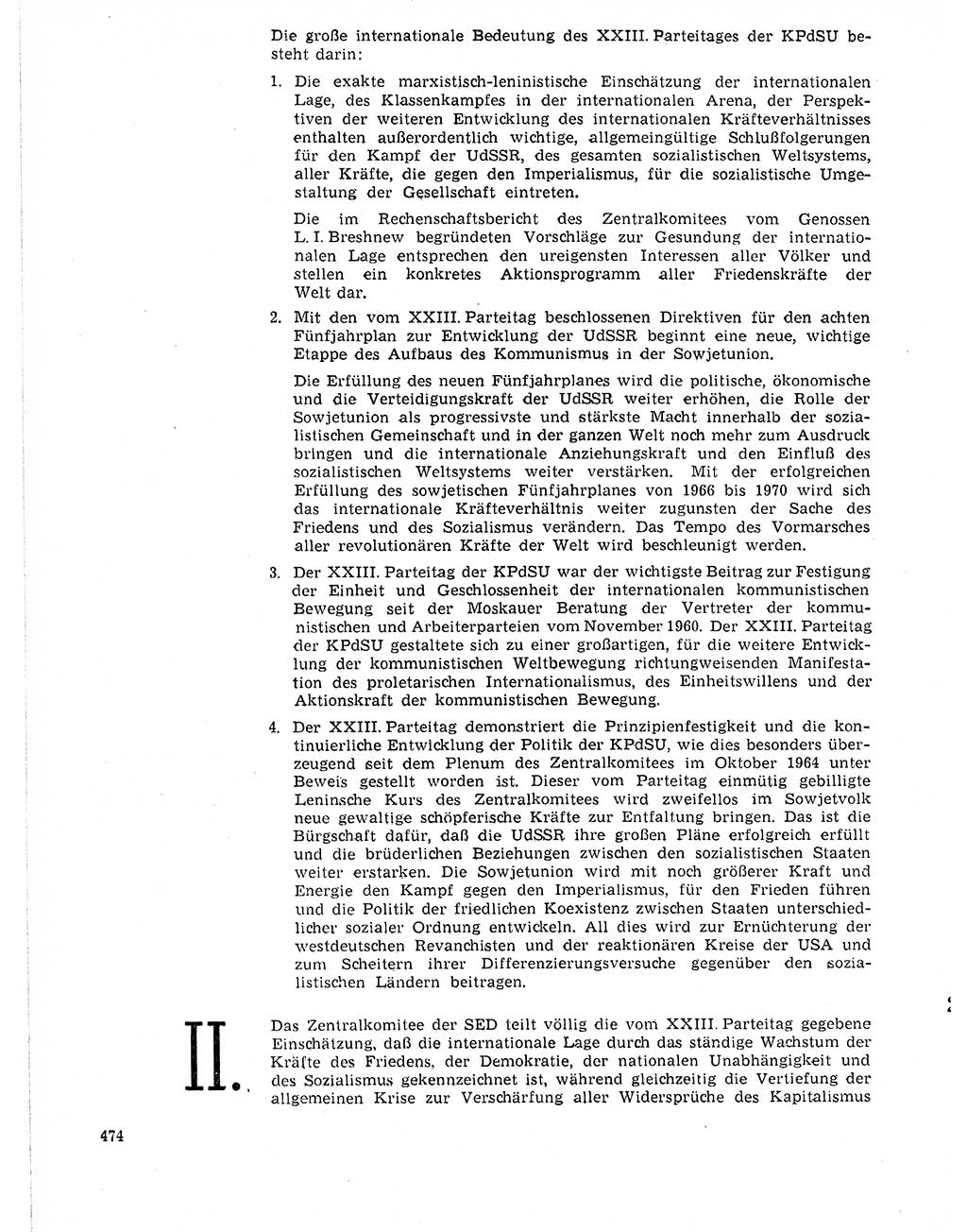 Neuer Weg (NW), Organ des Zentralkomitees (ZK) der SED (Sozialistische Einheitspartei Deutschlands) für Fragen des Parteilebens, 21. Jahrgang [Deutsche Demokratische Republik (DDR)] 1966, Seite 474 (NW ZK SED DDR 1966, S. 474)