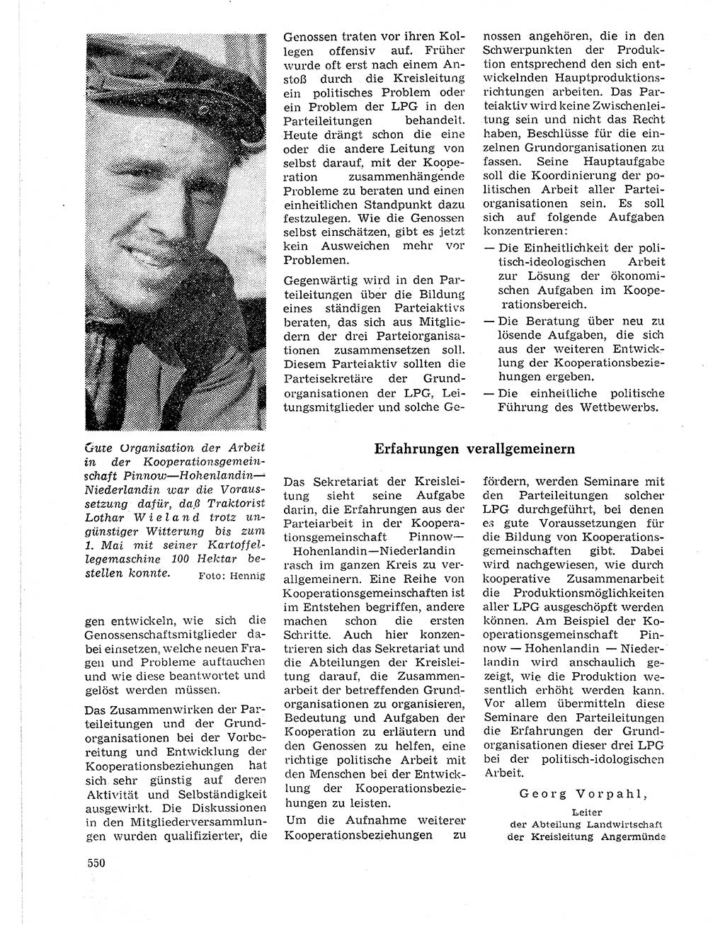 Neuer Weg (NW), Organ des Zentralkomitees (ZK) der SED (Sozialistische Einheitspartei Deutschlands) für Fragen des Parteilebens, 21. Jahrgang [Deutsche Demokratische Republik (DDR)] 1966, Seite 550 (NW ZK SED DDR 1966, S. 550)