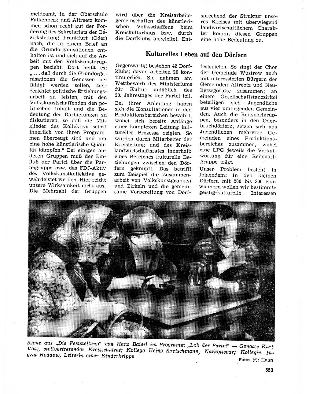 Neuer Weg (NW), Organ des Zentralkomitees (ZK) der SED (Sozialistische Einheitspartei Deutschlands) für Fragen des Parteilebens, 21. Jahrgang [Deutsche Demokratische Republik (DDR)] 1966, Seite 553 (NW ZK SED DDR 1966, S. 553)