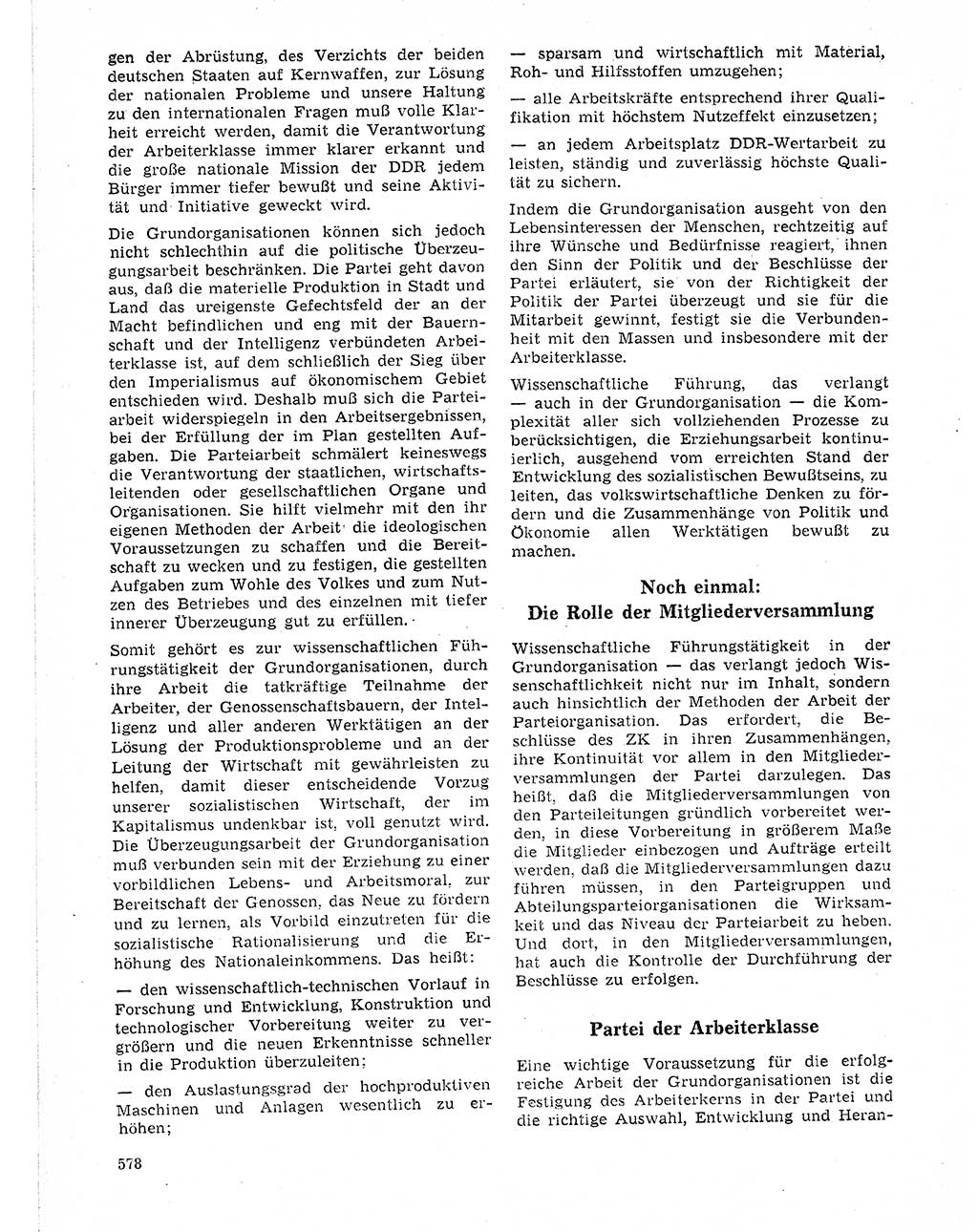 Neuer Weg (NW), Organ des Zentralkomitees (ZK) der SED (Sozialistische Einheitspartei Deutschlands) für Fragen des Parteilebens, 21. Jahrgang [Deutsche Demokratische Republik (DDR)] 1966, Seite 578 (NW ZK SED DDR 1966, S. 578)