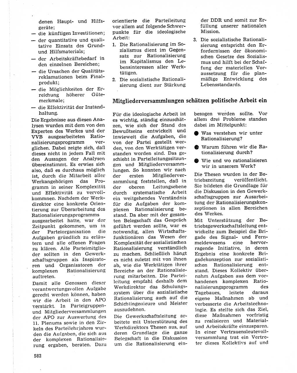 Neuer Weg (NW), Organ des Zentralkomitees (ZK) der SED (Sozialistische Einheitspartei Deutschlands) für Fragen des Parteilebens, 21. Jahrgang [Deutsche Demokratische Republik (DDR)] 1966, Seite 582 (NW ZK SED DDR 1966, S. 582)