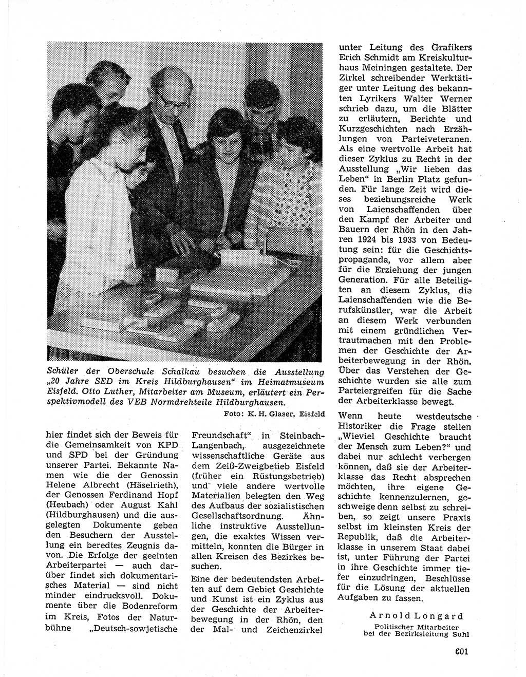 Neuer Weg (NW), Organ des Zentralkomitees (ZK) der SED (Sozialistische Einheitspartei Deutschlands) für Fragen des Parteilebens, 21. Jahrgang [Deutsche Demokratische Republik (DDR)] 1966, Seite 601 (NW ZK SED DDR 1966, S. 601)