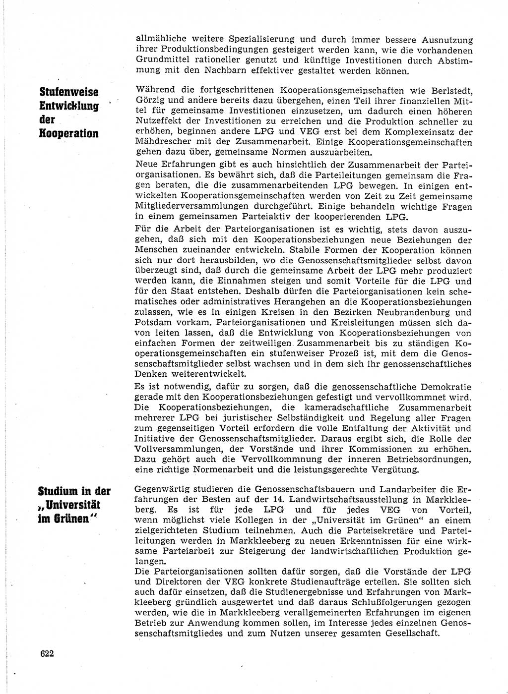 Neuer Weg (NW), Organ des Zentralkomitees (ZK) der SED (Sozialistische Einheitspartei Deutschlands) für Fragen des Parteilebens, 21. Jahrgang [Deutsche Demokratische Republik (DDR)] 1966, Seite 622 (NW ZK SED DDR 1966, S. 622)