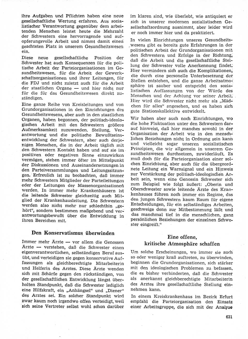 Neuer Weg (NW), Organ des Zentralkomitees (ZK) der SED (Sozialistische Einheitspartei Deutschlands) fÃ¼r Fragen des Parteilebens, 21. Jahrgang [Deutsche Demokratische Republik (DDR)] 1966, Seite 631 (NW ZK SED DDR 1966, S. 631)