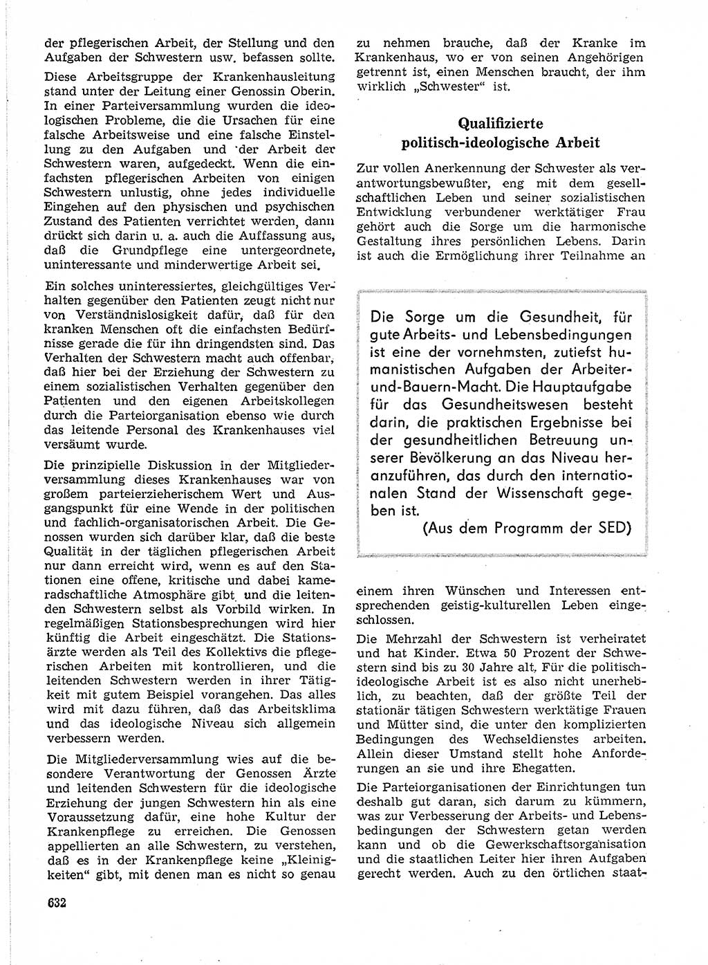 Neuer Weg (NW), Organ des Zentralkomitees (ZK) der SED (Sozialistische Einheitspartei Deutschlands) für Fragen des Parteilebens, 21. Jahrgang [Deutsche Demokratische Republik (DDR)] 1966, Seite 632 (NW ZK SED DDR 1966, S. 632)