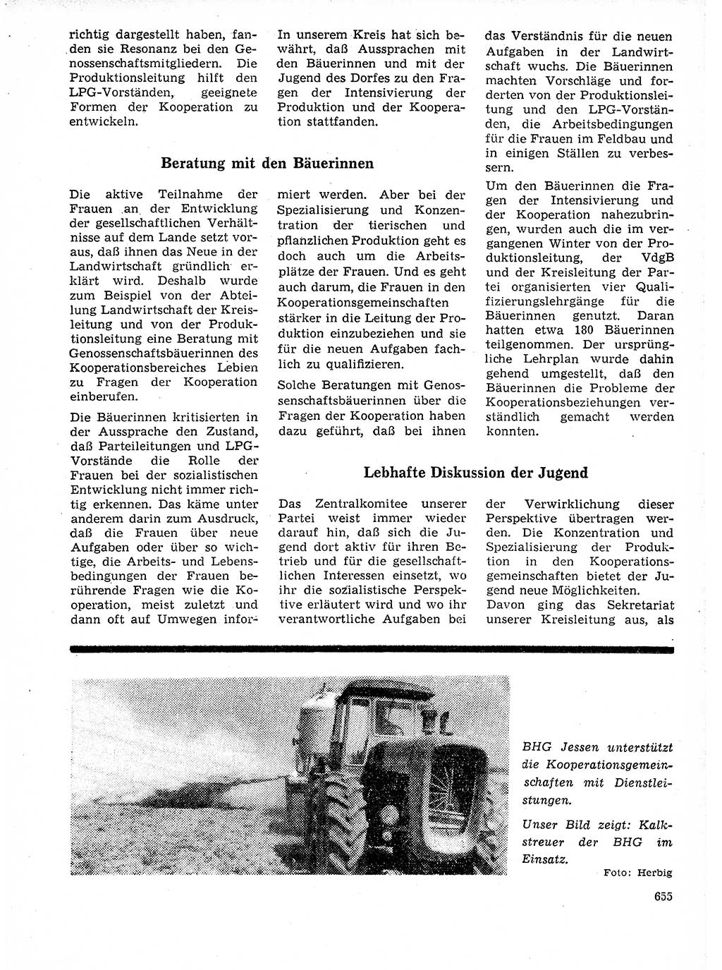 Neuer Weg (NW), Organ des Zentralkomitees (ZK) der SED (Sozialistische Einheitspartei Deutschlands) für Fragen des Parteilebens, 21. Jahrgang [Deutsche Demokratische Republik (DDR)] 1966, Seite 655 (NW ZK SED DDR 1966, S. 655)