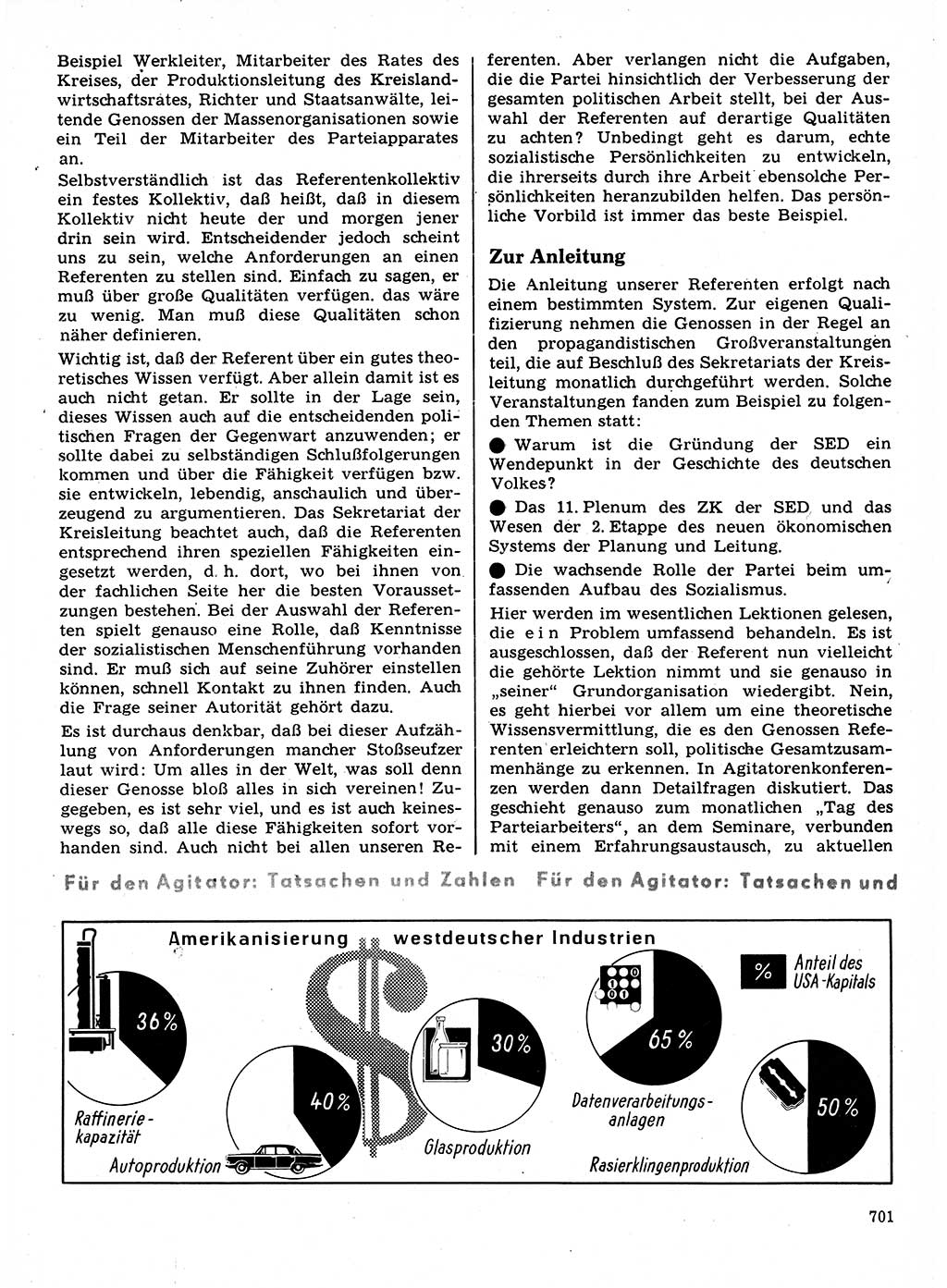 Neuer Weg (NW), Organ des Zentralkomitees (ZK) der SED (Sozialistische Einheitspartei Deutschlands) für Fragen des Parteilebens, 21. Jahrgang [Deutsche Demokratische Republik (DDR)] 1966, Seite 701 (NW ZK SED DDR 1966, S. 701)